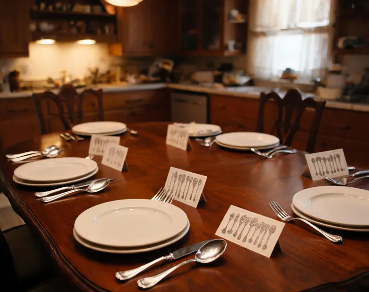 Oneida heritage table setting