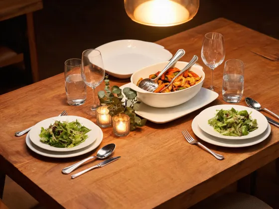 Coordinated Oneida tableware after planning