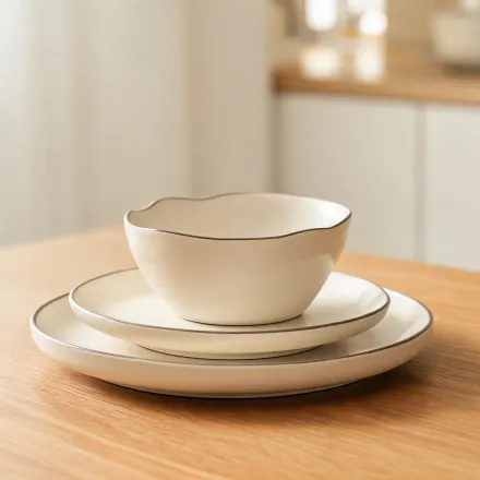 Organic shade dinnerware